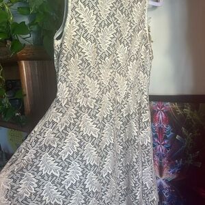 Ultra Pink Cream Lace Dress